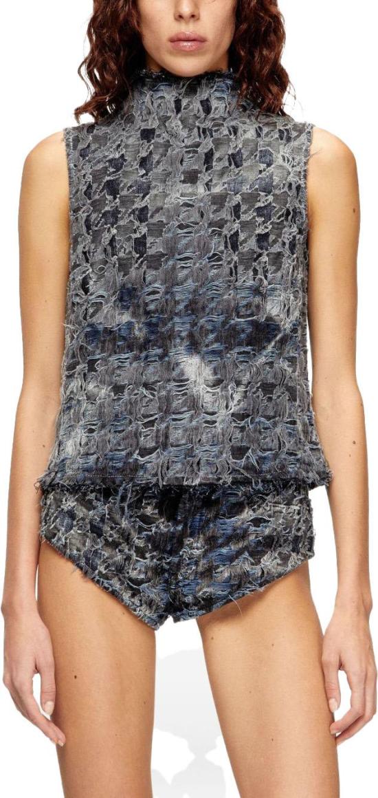 25FW 디젤 블라우스 A214290CEBL02 BLACK - DIESEL