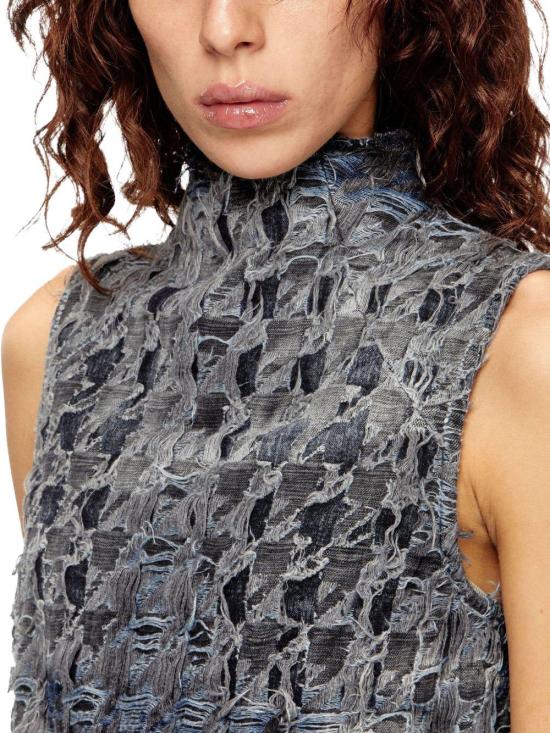 25FW 디젤 블라우스 A214290CEBL02 BLACK - DIESEL