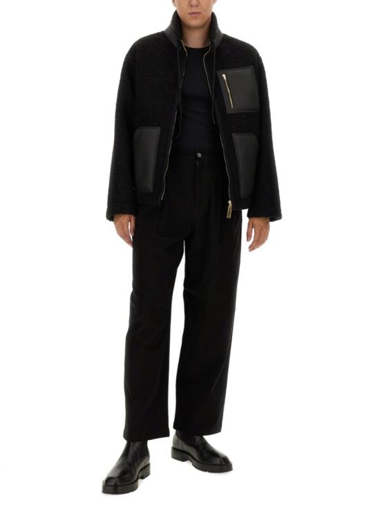  모스키노 스트레이트 팬츠 03305220 0555 Black - MOSCHINO