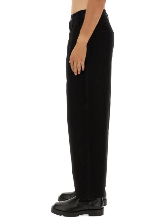  모스키노 스트레이트 팬츠 03305220 0555 Black - MOSCHINO