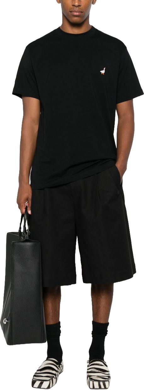 25FW 모스키노 반팔 티셔츠 J071452411555 BLACK - MOSCHINO