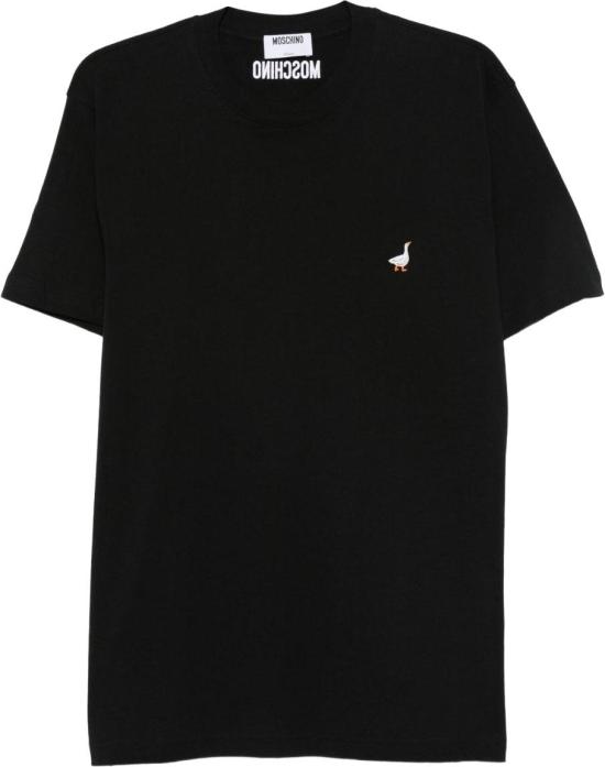 25FW 모스키노 반팔 티셔츠 J071452411555 BLACK