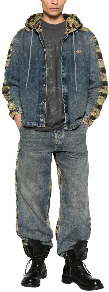 25FW 디젤 베스트 A182850CMBYE2531 BLUE - DIESEL