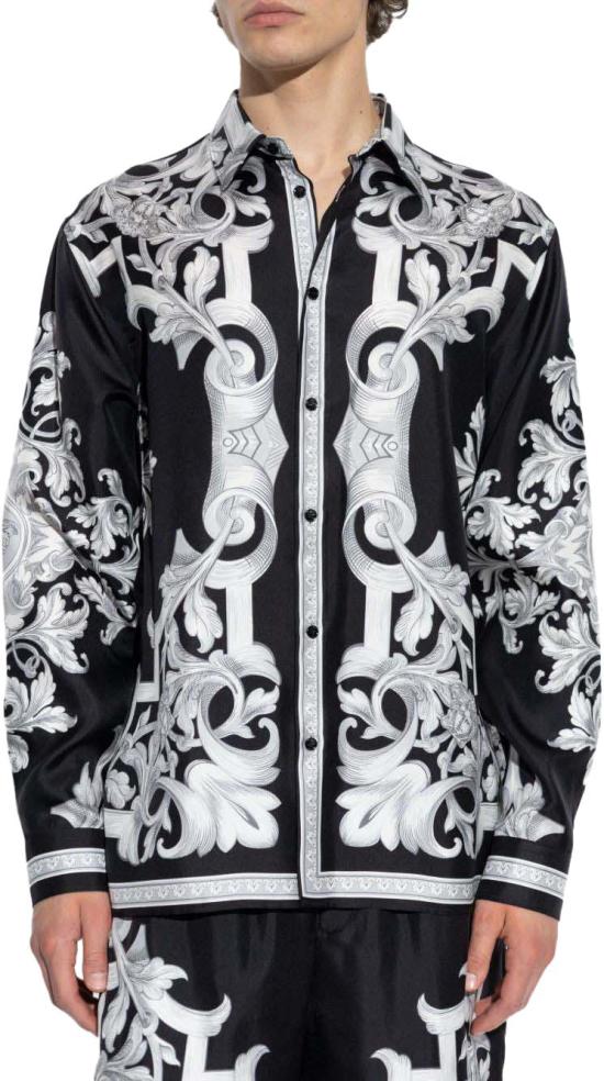 25FW 베르사체 셔츠 10194381A147135B950 BLACK - VERSACE