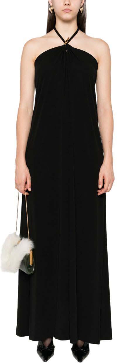 25FW 모스키노 미디 원피스 A041055460555 BLACK - MOSCHINO