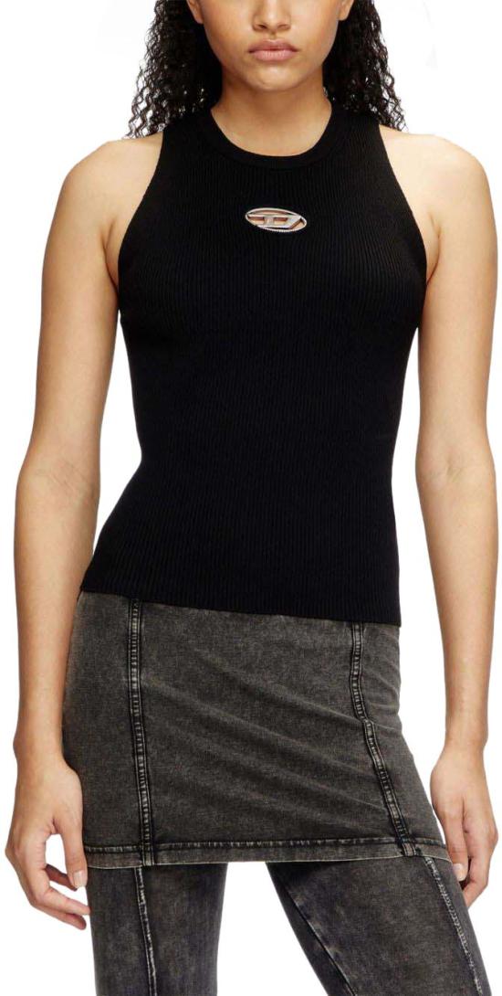 25FW 디젤 민소매 티셔츠 A174500DLAX9XX BLACK - DIESEL