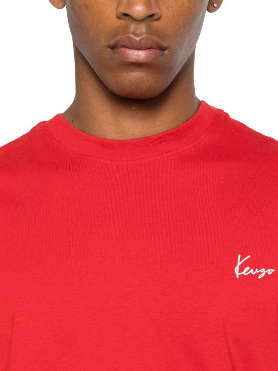 25FW 겐조 반팔 티셔츠 FF65TS2604SG25 RED - KENZO