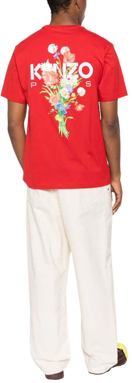 25FW 겐조 반팔 티셔츠 FF65TS2604SG25 RED - KENZO