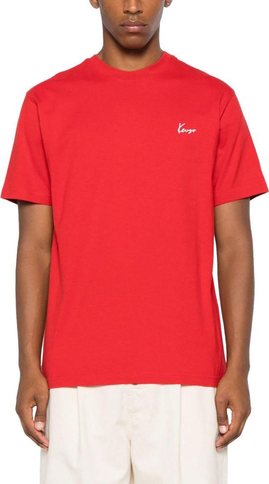 25FW 겐조 반팔 티셔츠 FF65TS2604SG25 RED - KENZO