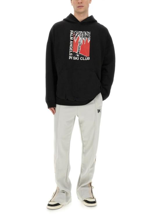  팜앤젤스 후드 티셔츠 PMBB126 R24FLE0051001 Black - PALM ANGELS