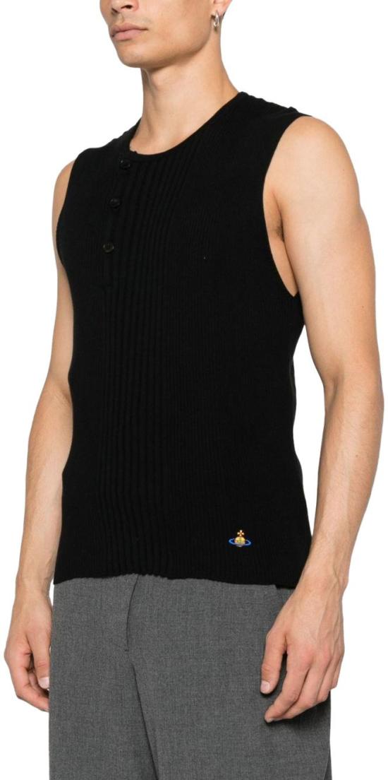 25FW 비비안웨스트우드 스웨터 2701002OY003MN401 BLACK - VIVIENNE WESTWOOD