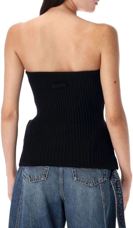 25FW 장 폴 고티에 탑 PO010K00100 BLACK - JEAN PAUL GAULTIER