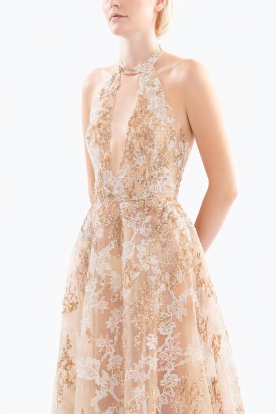  사이드 코베이시 롱 원피스 자수 롱드레스 - SAIID KOBEISY