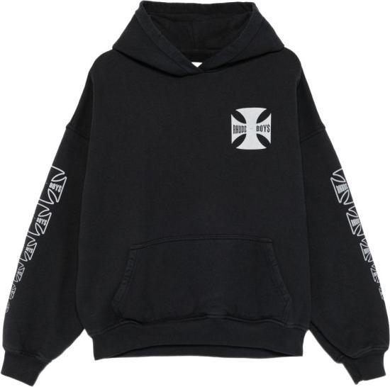 25FW 루드 후드 티셔츠 RHPF25HO060120027 BLACK