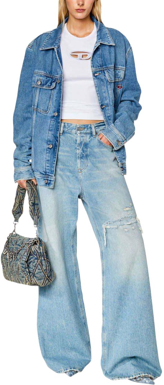 25FW 디젤 민소매 티셔츠 A062680AFAA100 WHITE - DIESEL