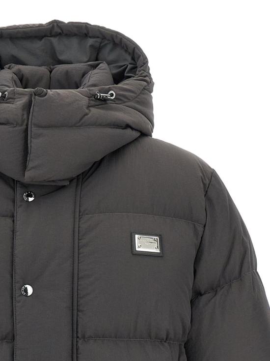 25FW 돌체앤가바나 숏패딩 G9BRFTFUS28N0636 GRAY - DOLCE & GABBANA
