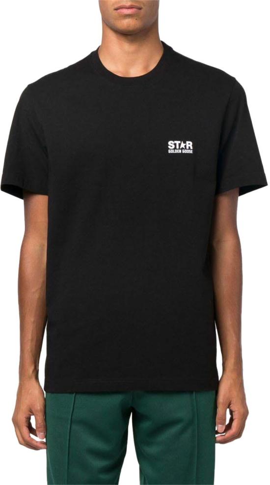 26SS 골든구스 반팔 티셔츠 GMP01220P00087980203 BLACK - GOLDEN GOOSE