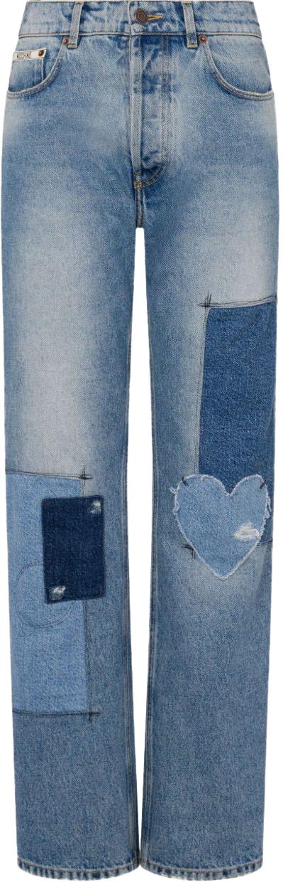 25FW 모스키노 스트레이트 팬츠 A031555231281 BLUE