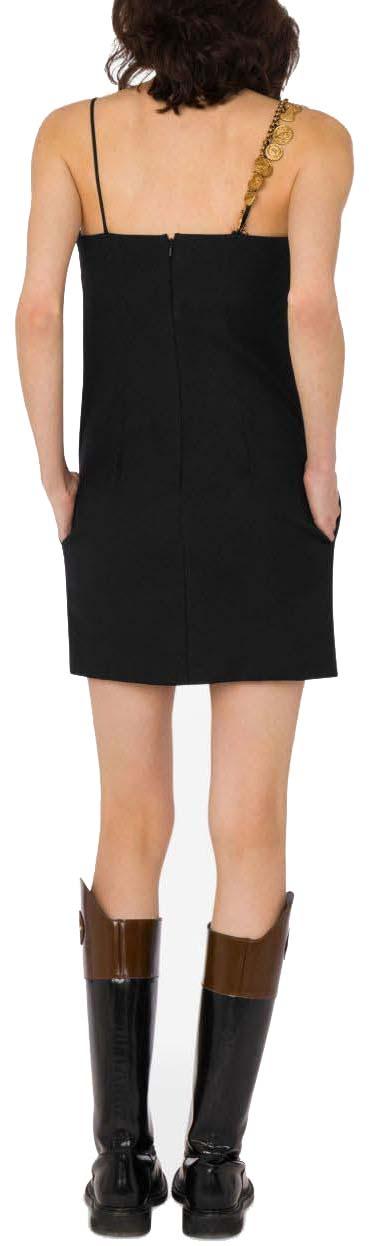 25FW 모스키노 미디 원피스 A040655380555 BLACK - MOSCHINO