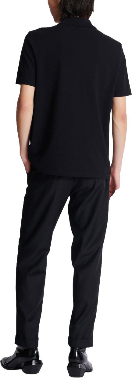 25FW 발망 폴로 티셔츠 DH1GC028BC78EAB BLACK - BALMAIN