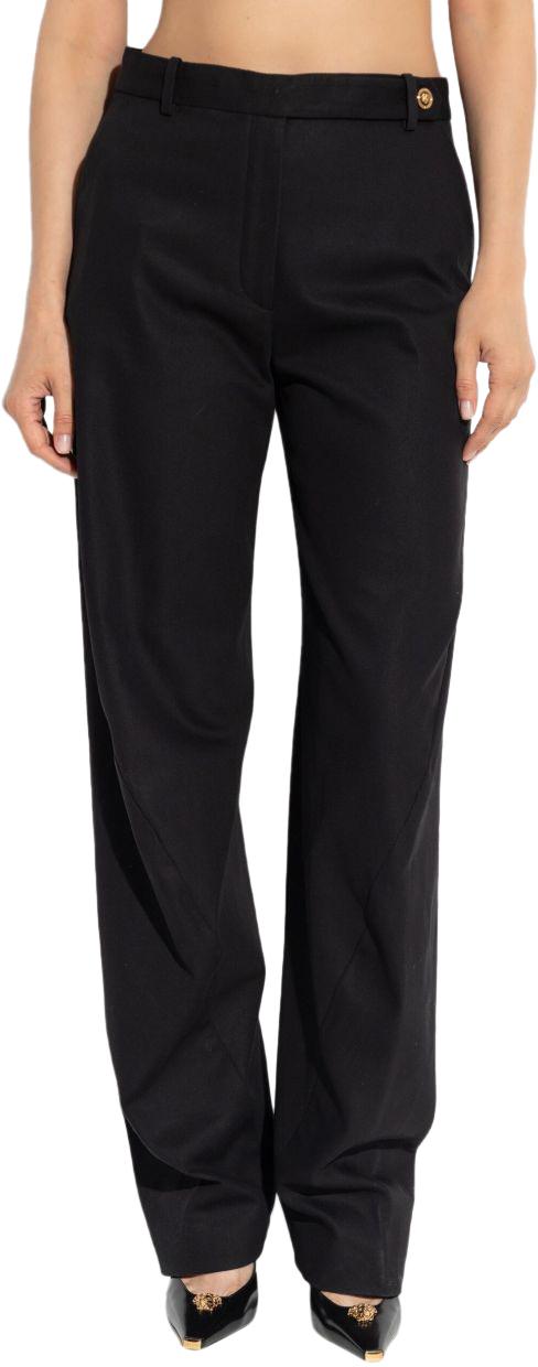 25FW 베르사체 스트레이트 팬츠 10201281A147941B000 BLACK - VERSACE