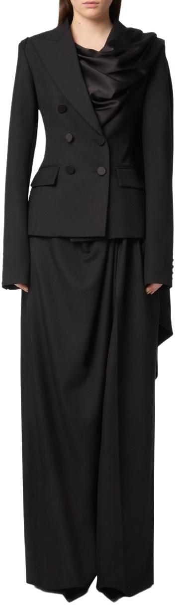 25FW 니나리찌 코트 25ACVE006WV0324U9000 BLACK - NINA RICCI