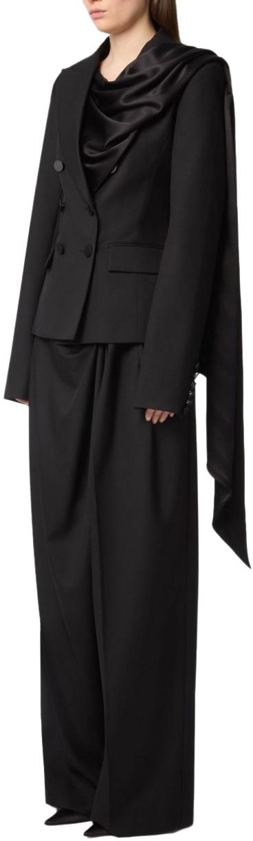 25FW 니나리찌 의류 25ACVE006WV0324U9000 BLACK - NINA RICCI