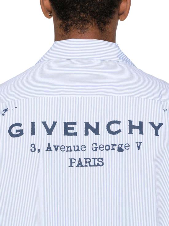 25FW 지방시 반팔 셔츠 BM616J123T128 WHITE - GIVENCHY