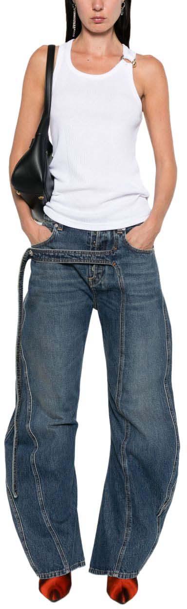 25FW 장 폴 고티에 민소매 티셔츠 TO375J01401 WHITE - JEAN PAUL GAULTIER