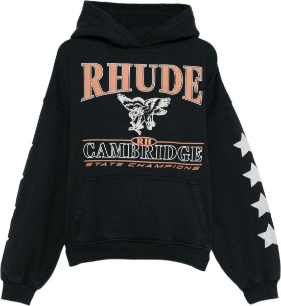 25FW 루드 후드 티셔츠 RHPF25HO100120027 BLACK