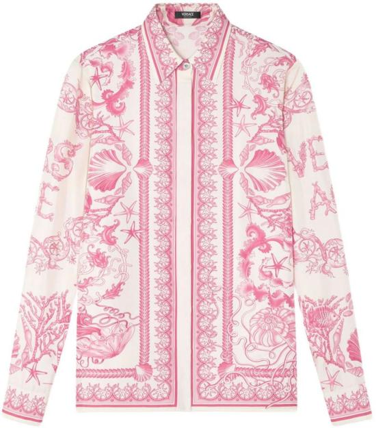 25FW 베르사체 블라우스 10013601A152775K660 PINK