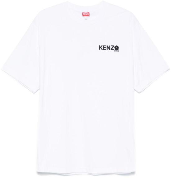 25FW 겐조 반팔 티셔츠 FF55TS4894SG01 WHITE