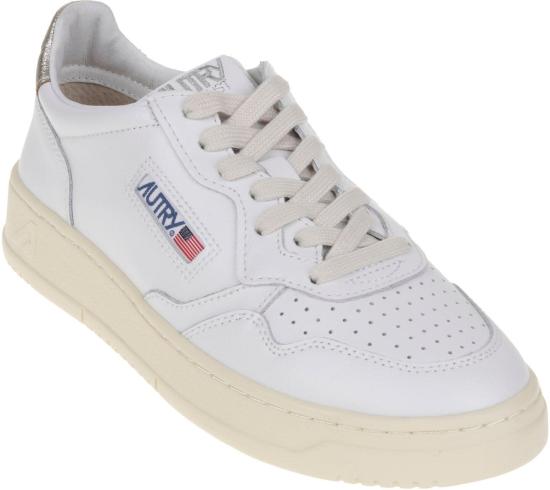 26SS 오트리 메달리스트 로우 레더 스니커즈 AULWLL06 WHITE - AUTRY