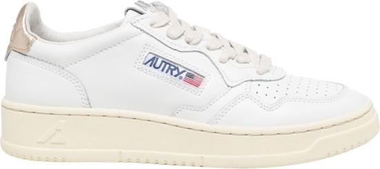 25SS 오트리 메달리스트 로우 레더 스니커즈 AULWLL06 WHITE