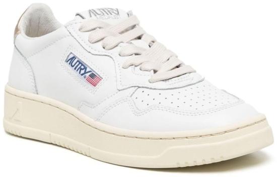 25SS 오트리 메달리스트 로우 레더 스니커즈 AULWLL06 WHITE - AUTRY