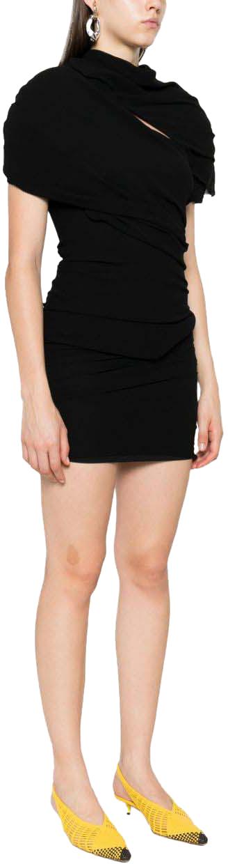 25FW 자크뮈스 미디 원피스 DRW00130CW00383990 BLACK - JACQUEMUS