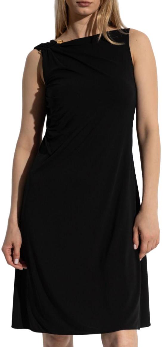 25FW 베르사체 미디 원피스 10201631A144751B000 BLACK - VERSACE