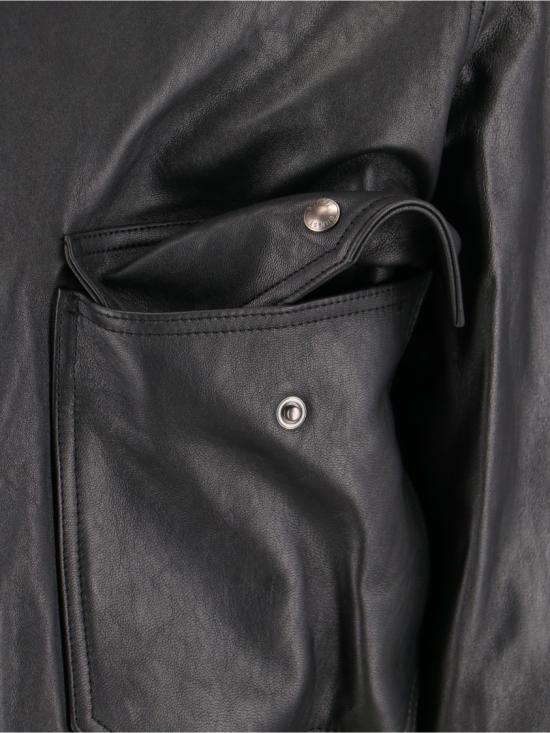 25FW 던스트 가죽 자켓 UDJU5C102BKBLACK Black - DUNST