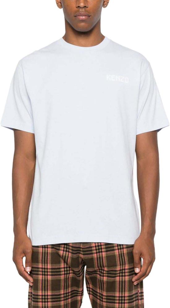 25FW 겐조 반팔 티셔츠 FF65TS2564SG63 BLUE - KENZO