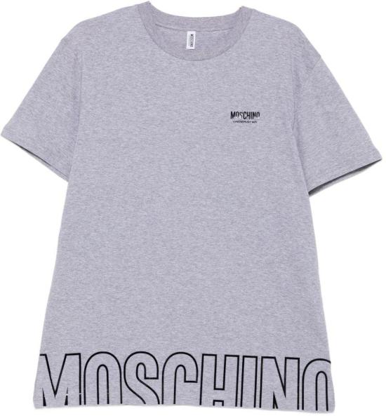 25FW 모스키노 반팔 티셔츠 A070843031489 GREY