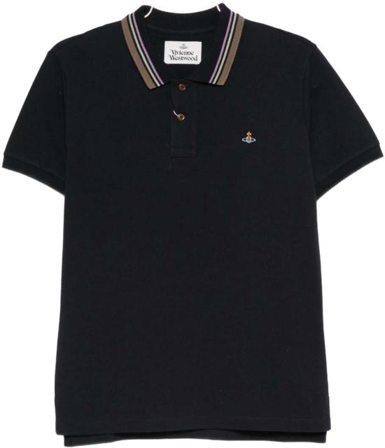 25FW 비비안웨스트우드 폴로 티셔츠 2H01000PJ0009K410 BLUE