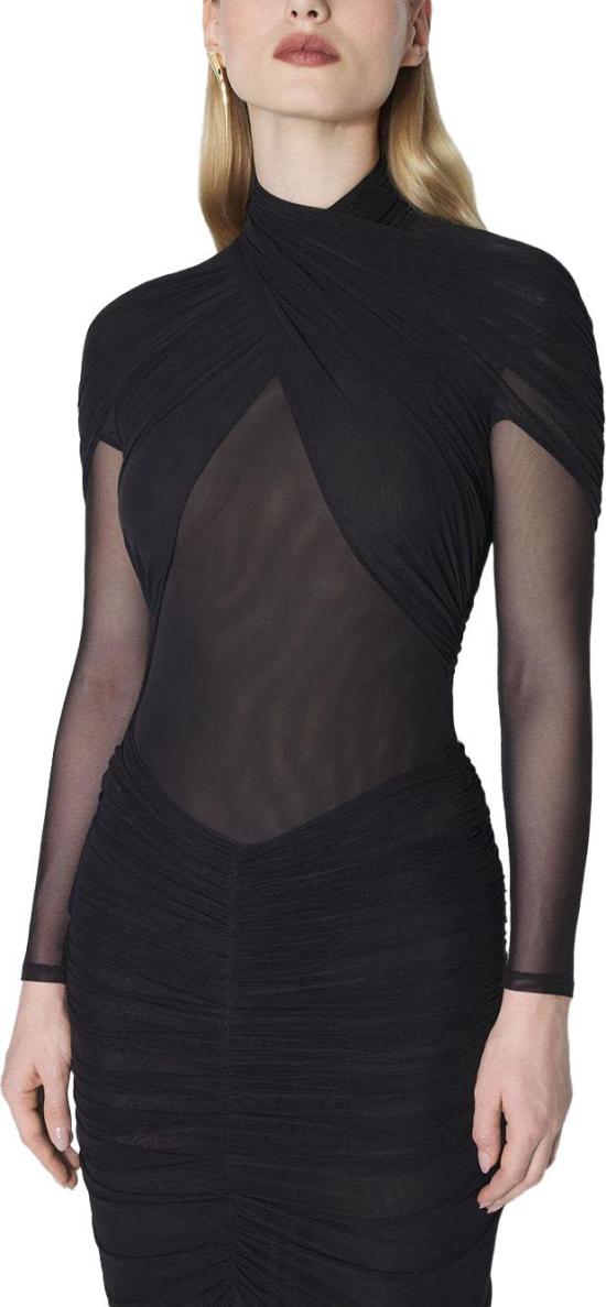 25FW 뮈글러 블라우스 25F3BO02845951999 BLACK - MUGLER