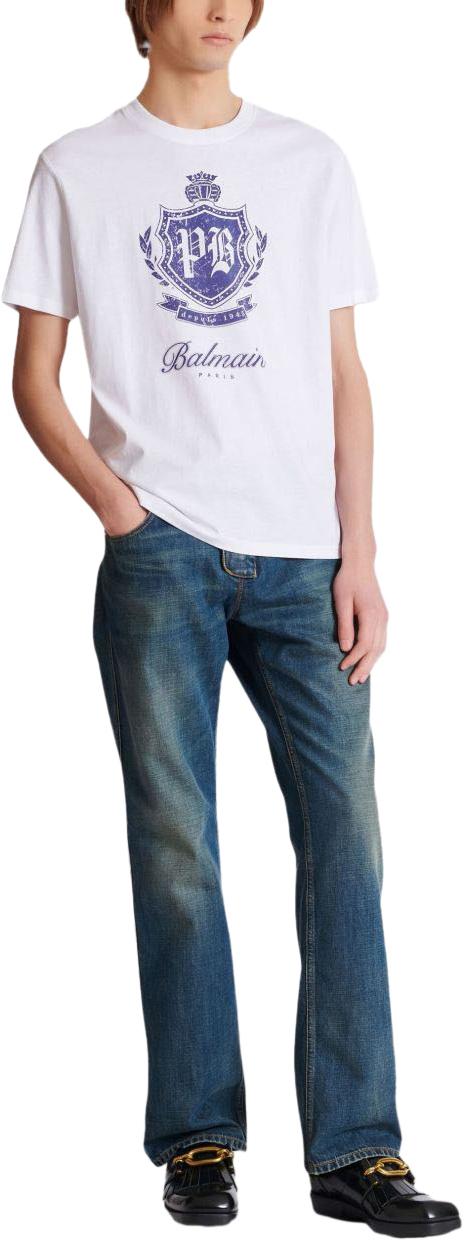 25FW 발망 데님 팬츠 FH0MI100DG046EX BLUE - BALMAIN