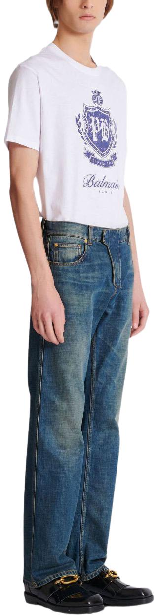 25FW 발망 데님 팬츠 FH0MI100DG046EX BLUE - BALMAIN