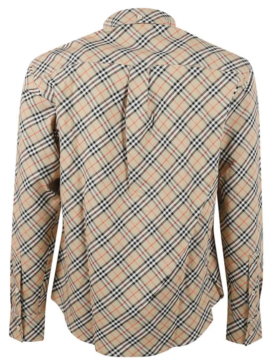  버버리 체크 긴팔 셔츠 8104072 B9368 Neutrals - BURBERRY