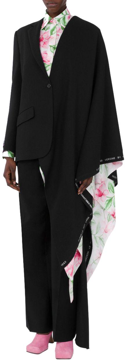 25FW 모스키노 코트 J051154380555 BLACK - MOSCHINO