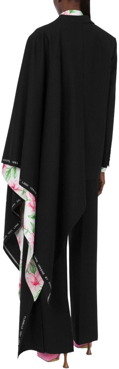 25FW 모스키노 코트 J051154380555 BLACK - MOSCHINO