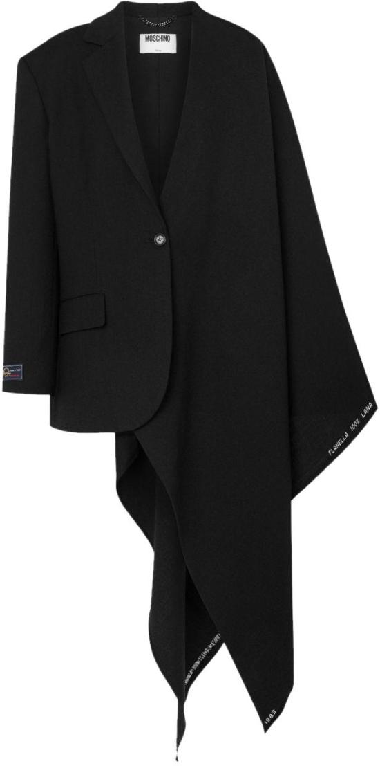 25FW 모스키노 코트 J051154380555 BLACK