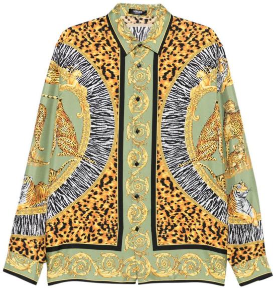 25FW 베르사체 셔츠 10194381A157925G610 GREEN