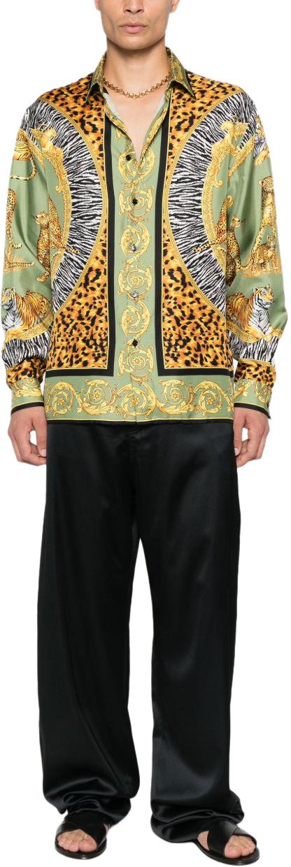 25FW 베르사체 셔츠 10194381A157925G610 GREEN - VERSACE